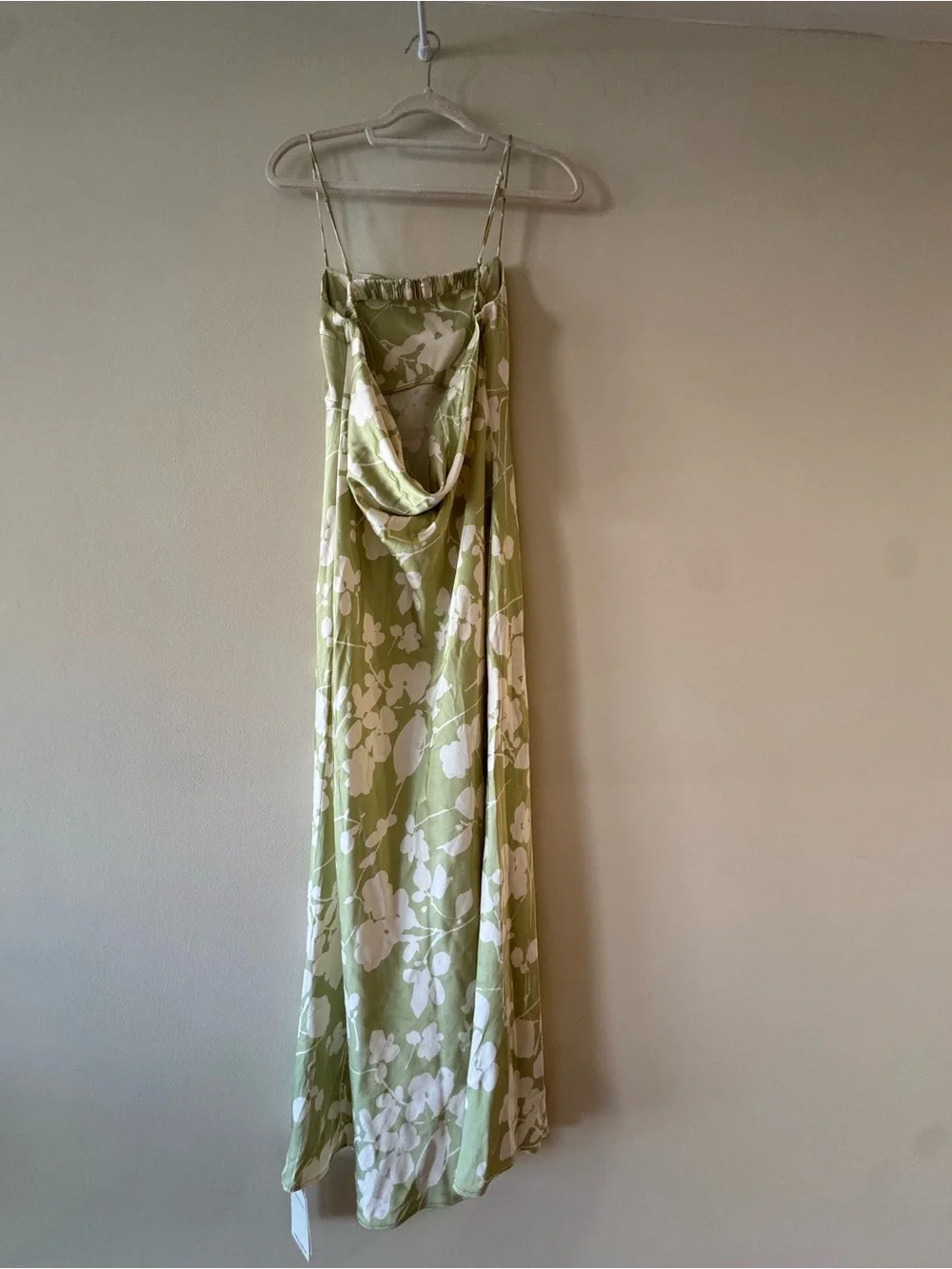 Abercrombie & Fitch Green Floral Slip Maxi Dress M